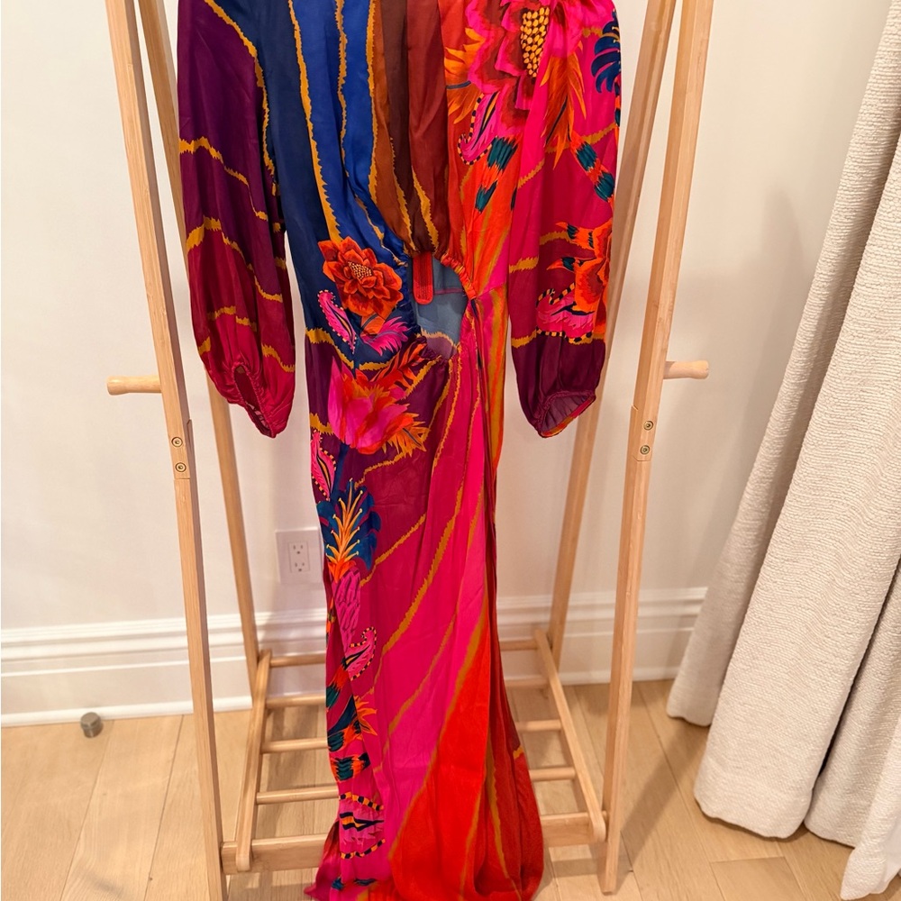 FARM Rio Multicolor Floral Midi Dress